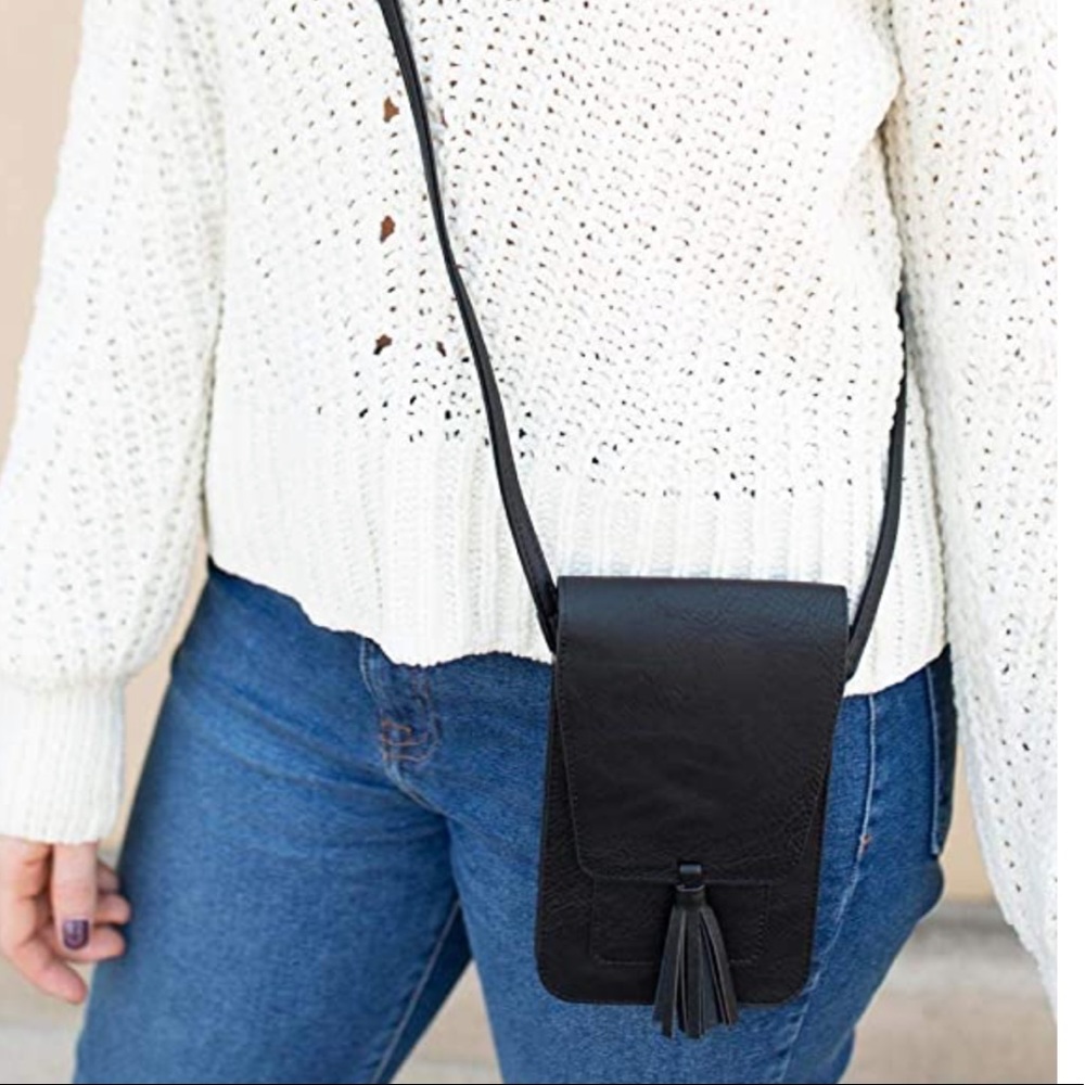 Harper Crossbody with RFID Protection - Black